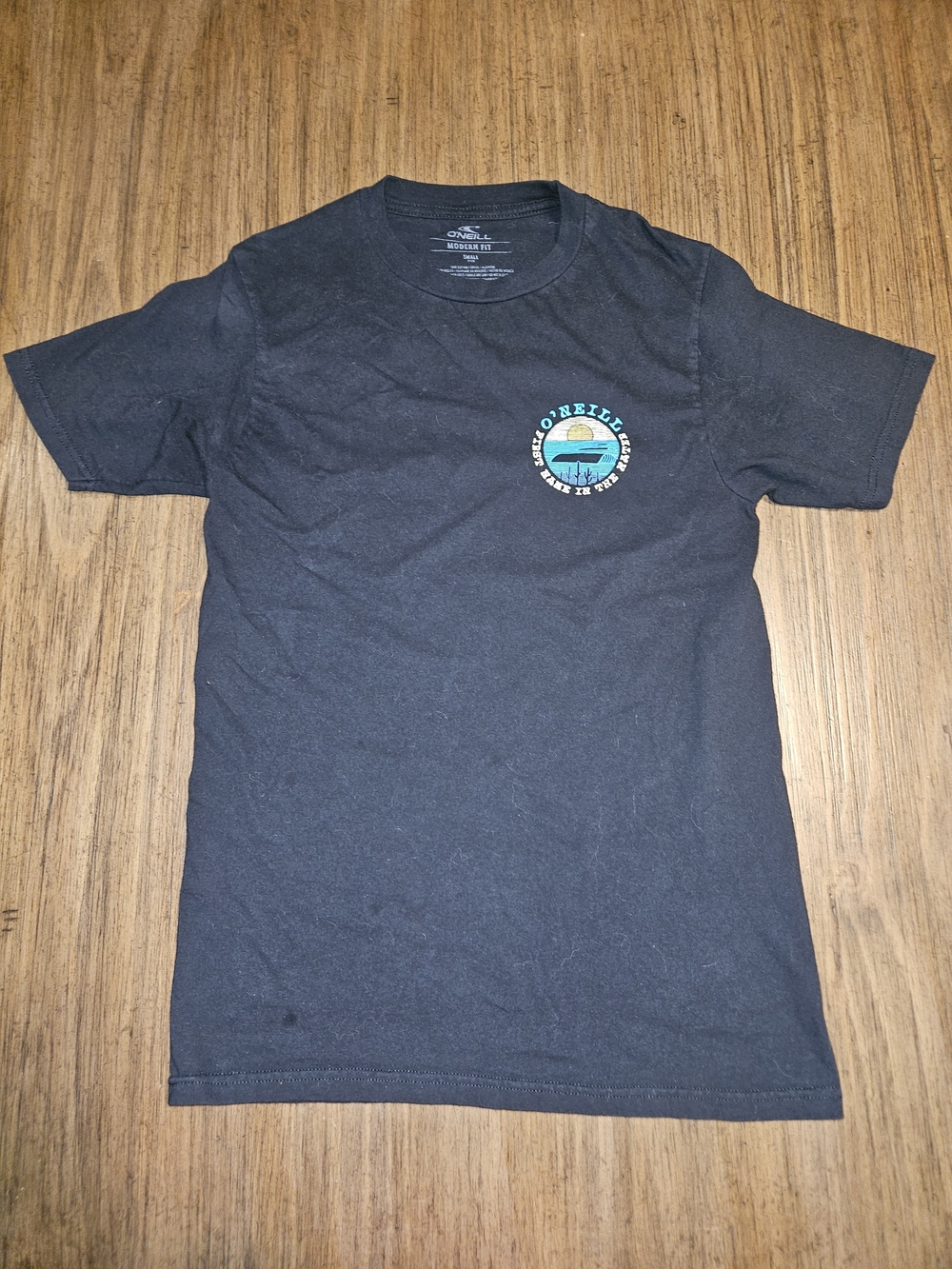O'Neill Dark Blue Short Sleeve Tee with Surf Crest